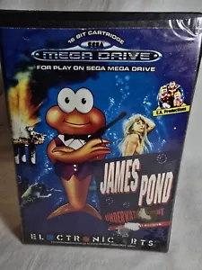 SEGA MEGA DRIVE GAME - JAMES POND W/manual *untested * 1991 Game - Picture 1 of 11