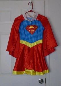 DC Super Hero Girls Supergirl Costume With Cape Size Large - Picture 1 of 3
