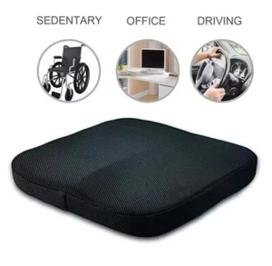 Memory Foam Seat Cushion Office Chair Car Seat Pad Tailbone Pain Relief Coccyx - Picture 1 of 6