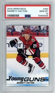 2019-20 Upper Deck Series 2 Barrett Hayton Young Guns Rookie #463 PSA 10 Gem RC - Picture 1 of 11
