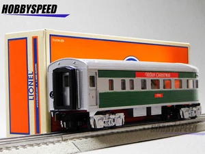 LIONEL CHRISTMAS STREAMLINED OBSERVATION CAR "12025" O GAUGE train 2427900 NEW - Picture 1 of 10