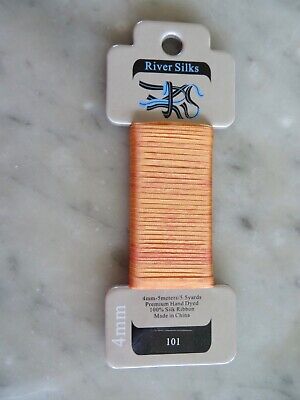 10% Off River Silks Hand-dyed 100% Silk Ribbon 5.5 Yard Cards • 5.66€