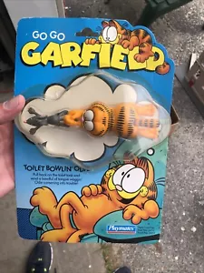 Carta Vintage 1991 Playmates Garfield Cat Toilette Blowin' Sbagliata Nuova - Foto 1 di 24