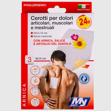 Cerotti per Dolori Articolari Muscolari E Mestruali, Colore, Pezzi, Bianco, 9 X