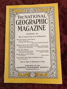 Dec 1949 National Geographic War-Torn Greece/Stone Age/New Mexico - Picture 1 of 6