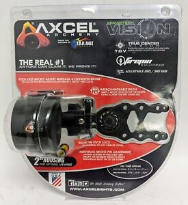 Axcel Armortech Vision HD Sight 7 Pin .019 Bow Sight - Black (AVAT-D719-BK)