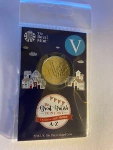 2018 V VILLAGES 10p A - Z Alphabet LETTER UNCIRCULATED CARDED SEALED RRP £10 - Picture 1 of 1