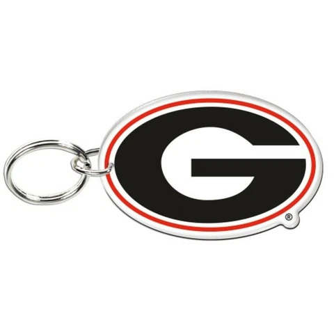 GEORGIA BULLDOGS PREMIUM ACRYLIC KEY RING WINCRAFT NEW 👀 Cover