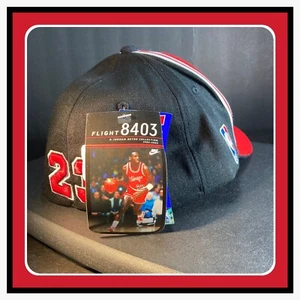 Vintage XL Michael Air Jordan 23 Nike 8403 Chicago Bulls 1984 2003 Cap Hat BNWT - Picture 1 of 24