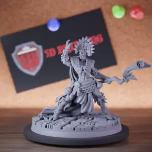 Aztekischer Schamane Miniatur Tempelwächter Mini Dungeons und Drachen Mini DnD 5e TTRPG - Bild 1 von 8