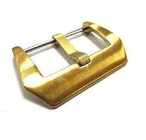 Bronze Pre-V Screw In Brushed Screw-In Buckle 22mm 24mm - Picture 1 of 2