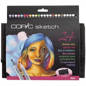 Copic Sketch Marker Starter Wallet Set of 24 - Picture 1 of 3
