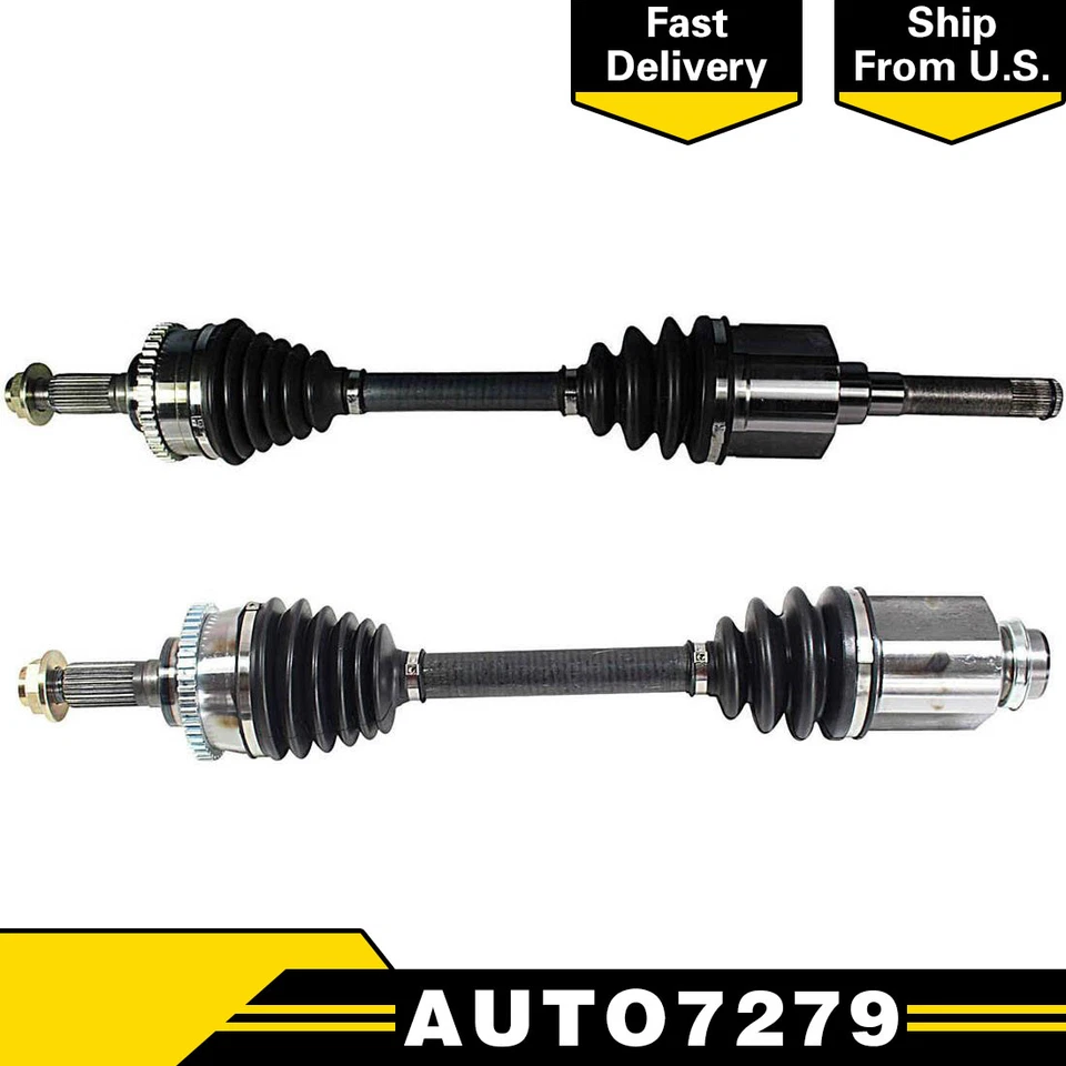 Par de ejes de transmisión de eje CV delantero para transmisión automática MAZDA 626 MX-6 L4 2,0 L Foto 1 de 4