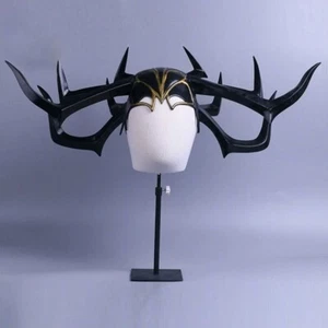 Thor: Ragnarok Goddess of Death Hela Cosplay Helmet Halloween Prop Soft PVC Mask - Picture 1 of 6