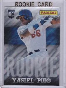 YASIEL PUIG ROOKIE Baseball RC Card 2013 National Convention RARE $$ LAVA FLOW! - Picture 1 of 2