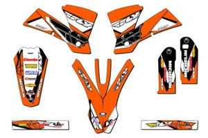 2003 EXC 13 FLY Orange Senge Graphics Kit Compatible with KTM - Imagen 1 de 10