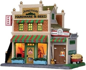 Lemax Harvest Crossing Junction Hardware & Seed Lighted Building #15266 NEW BOX - Picture 1 of 1