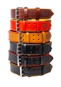 Riparo Genuine Leather Padded Dog Heavy Duty K-9 Adjustable XX-Large Collar - Picture 1 of 16