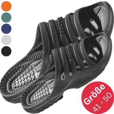 BECO BEERMANN Beco Slippers Badepantolette mit Fußbett und breiter Bandage Paar Herren
