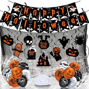 Halloween Decorations Outdoor Indoor Decor HAPPY HALLOWEEN Party Favors with ... - Picture 1 of 8