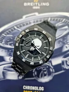 Casio G-Shock Casioak THE PUNISHER ๐ Dial Black PVD Full Metal Royal Oak Watch - Picture 1 of 20