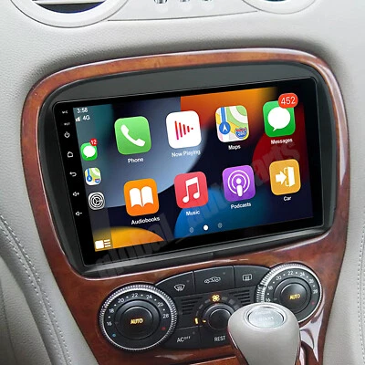 CarPlay para Mercedes-Benz SL R230 SL350 SL500 Android 13 rádio estéreo de carro 4+64GB - Imagem 1 de 4