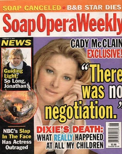 SOAP OPERA WEEKLY Magazine February 6 2007 Cady McClain Tom Pelphrey - Picture 1 of 2