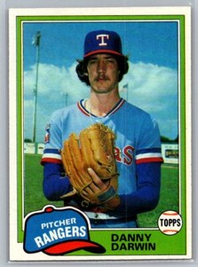 1981 Topps #22 Danny Darwin Texas Rangers Baseball Card