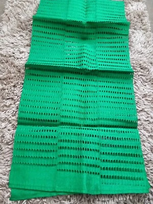 Green African Aso Oke - Image 1 of 4