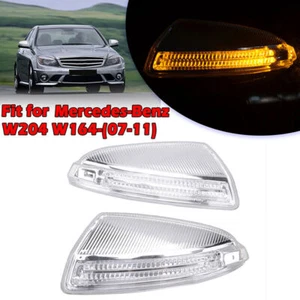 For Mercedes W204 / C250 C300 C350 Door Mirror Side Mirror LED Turn Signal Light - Bild 1 von 7