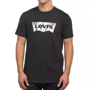 Levi's T Shirt Men's Short Sleeve Graphic Levi Logo Black Shirt Medium C1004 - Picture 1 of 5