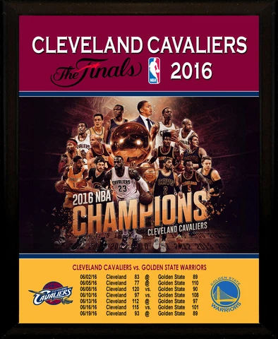 CLEVELAND CAVALIERS CAVS 2016 NBA World Champs LeBron James MVP 8x10 Plaque Cover