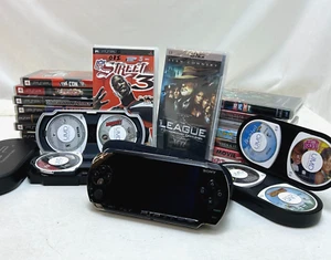 Sony PSP 1001 PlayStation Portable Handheld HUGE Bundle With 29 Games/UMD Movies - Picture 1 of 23