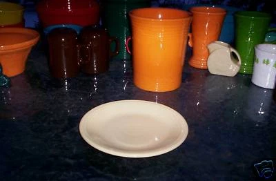 FIESTAWARE SALAD PLATE ivory HOMER LAUGHLIN FIESTA 7.25"
