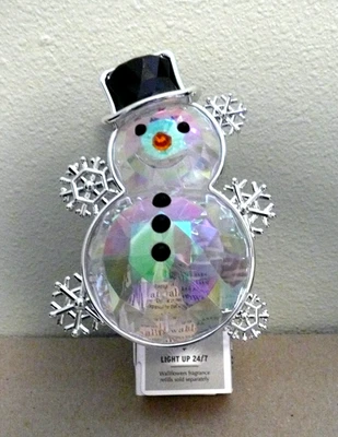 Wallflowers CRYSTAL SNOWMAN Scent Control NIGHTLIGHT Plug-In Bath & Body Works - Image 1 of 2