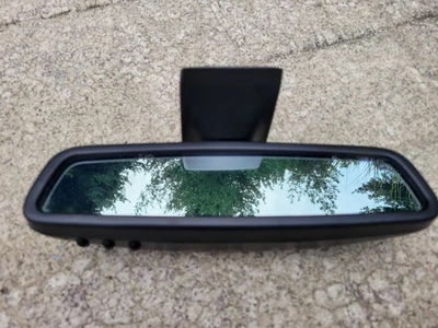 97-02 Mercedes R129 SL500 Rear View Mirror Black Firm Adjustment No Wobble - Image 1 of 4