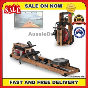 JOROTO Water Rowing Machine for Home Use, Oak Wood Foldable Rower Machine 330lbs - Picture 1 of 9