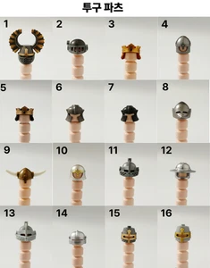 Custom Medieval Castle Kingdoms Helmet – Choose Your Own Single Helmet Part - Picture 1 of 73