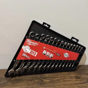 [NEU] (48-22-9515) Milwaukee 15-teiliges Kombi-Schraubenschlüssel-Set - metrisch - Bild 1 von 11