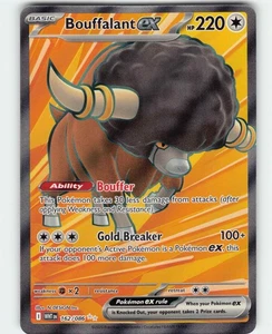 Bouffalant ex - Ultra Rare SV: White Flare 162/086 NMHolo - Picture 1 of 2