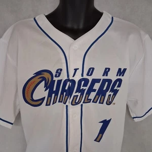 Omaha Storm Chasers Baseball Trikot Erwachsene XL weiß #1 Fan - Bild 1 von 7