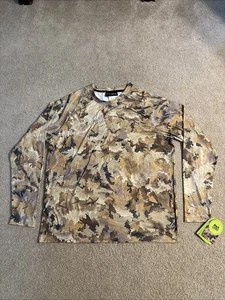Sitka Knock off - Long Sleeve Lt Wt Crew by WFS Like Waterfowl Marsh Large - Picture 1 of 6