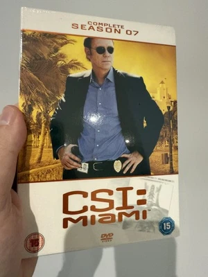 CSI Miami Complete Season 7 DVD Set New & Sealed UK PAL Region 2 - Image 1 of 2