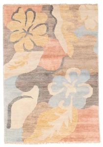 4'5" x 6'5" Hand Knotted Area Rug Traditional Oriental Wool Carpet - Picture 1 of 9