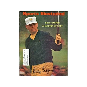 Billy Casper autografiado firmado abril 1970 Sports Illustrated (certificado de autenticidad JSA) - Imagen 1 de 3