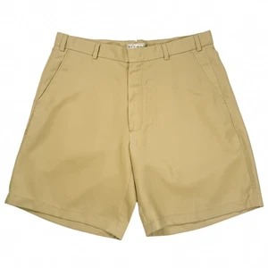 Peter Millar Mens Golf Shorts 36 Beige Performance Flat Front Preppy 8" Inseam - Picture 1 of 5