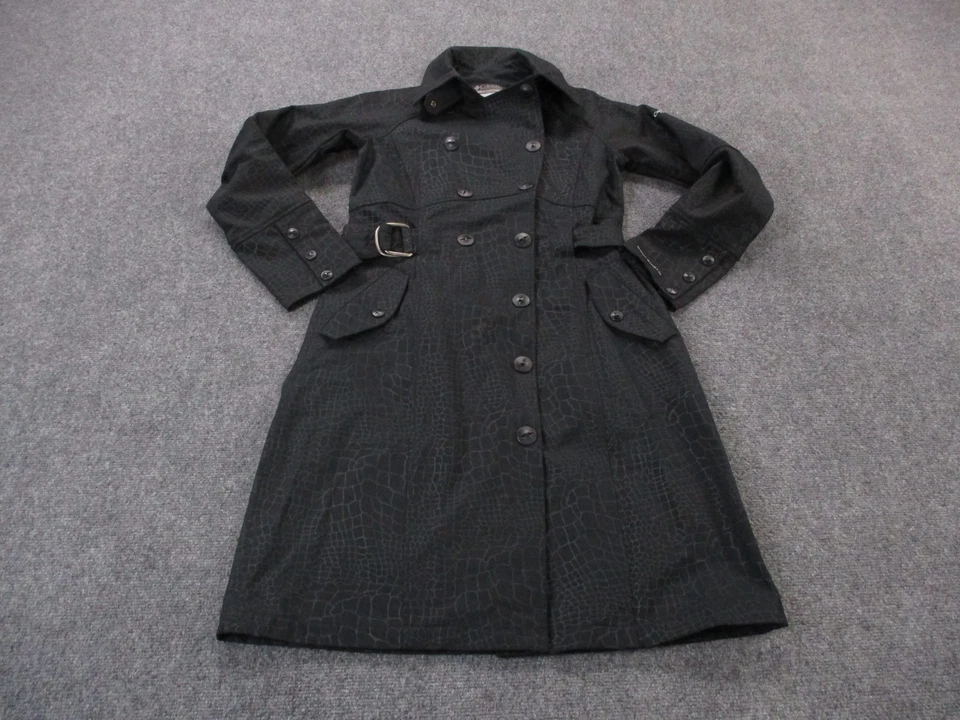 Chaqueta Columbia Mujer Estampado M Exterior Senderismo Gabardina Cinturón Guisante Titanio Foto 1 de 4