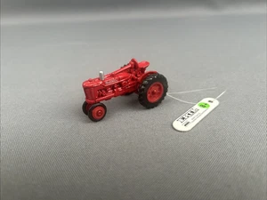 Ertl 1/64 Scale IH McCormick Farmall Tractor - Dark Red w/Red Wheels 2" Long - Picture 1 of 8