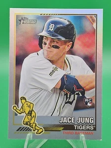 2025 Topps Heritage #76R-19 Jace Jung 1976 Redefined Holographic - Picture 1 of 2