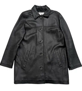 Vintage Marc New York Andrew Marc Lederjacke Knöpfe Damen Small Distressed - Bild 1 von 22